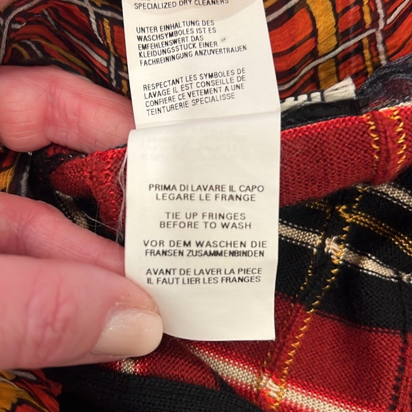 Jean Paul Gaultier Chiffon Sleeve Tartan Plaid Sweater - Picture 10 of 13